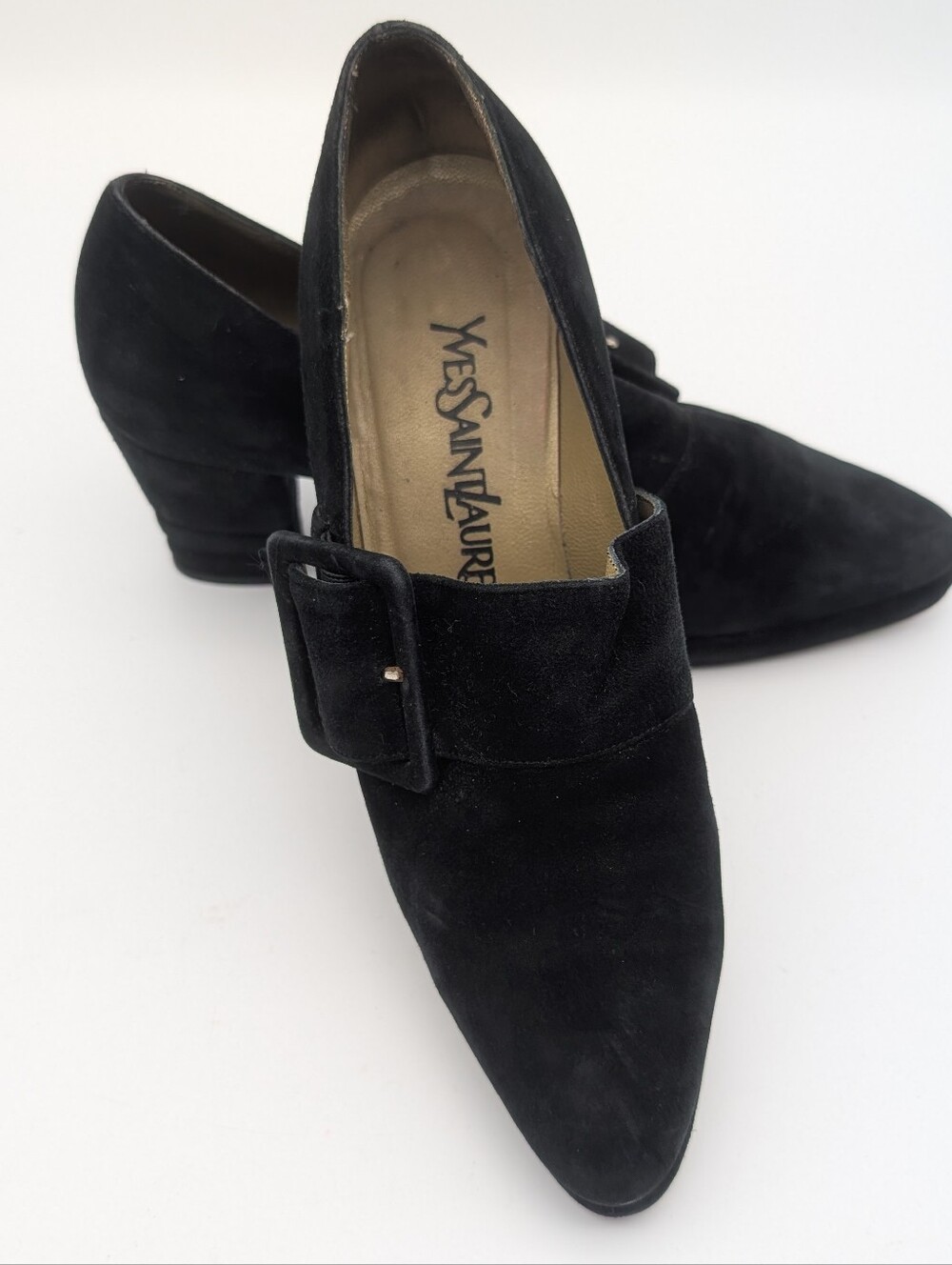 Vintage Yves Saint Laurent Suede Pumps